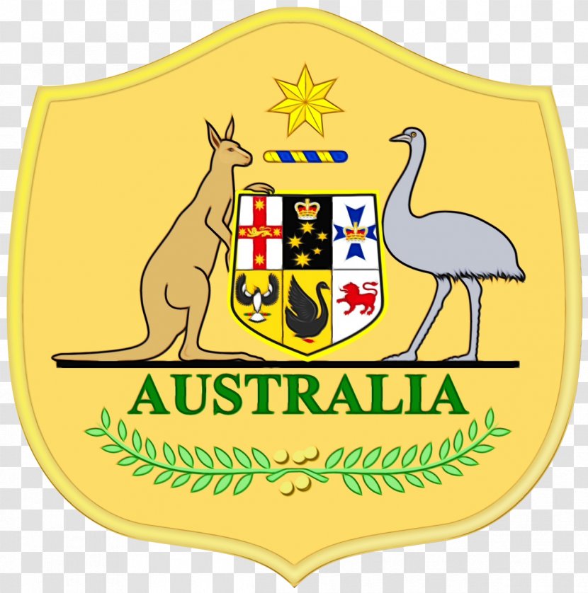 Soccer Cartoon - Australia National Under17 Team - Label Badge Transparent PNG