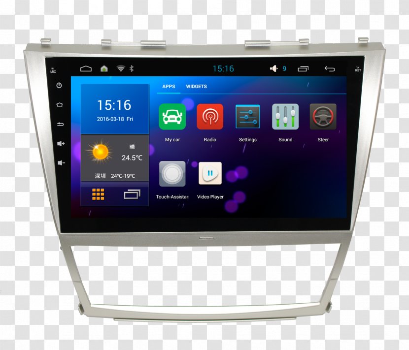 2007 Toyota Camry Car 2008 GPS Navigation Systems - Display Device Transparent PNG