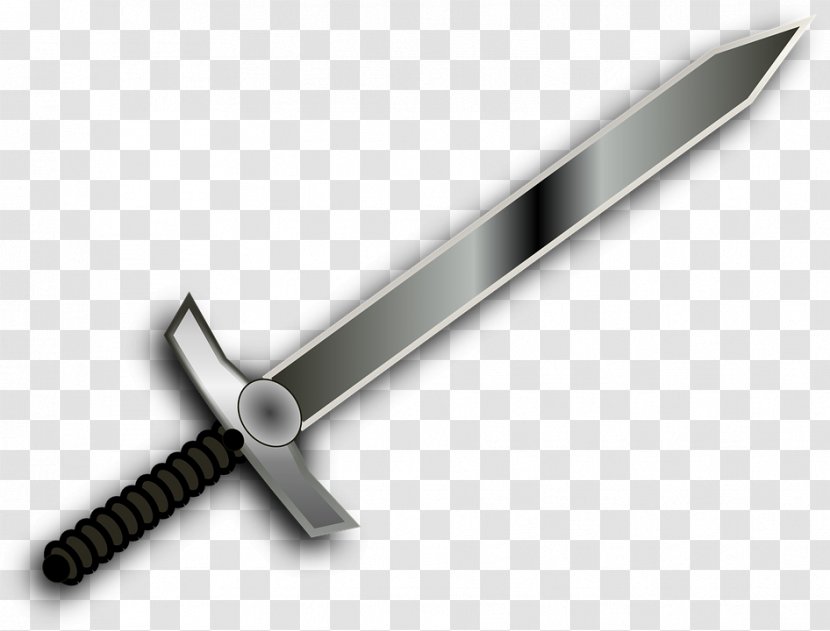 Knightly Sword Weapon Clip Art - Combat - Glowing Transparent PNG