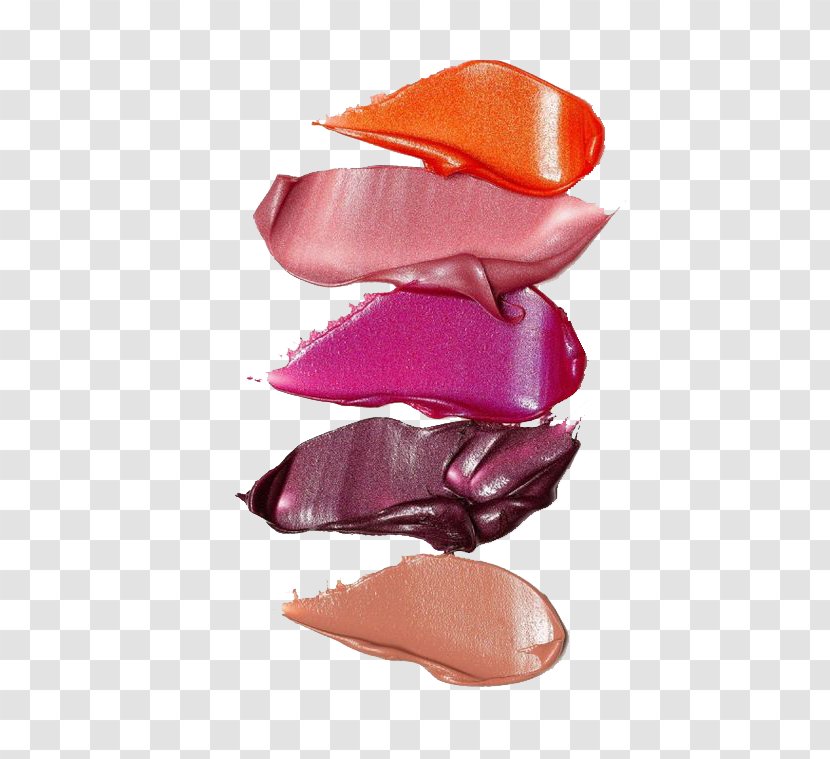 Make-up Artist Cosmetics Artists Portfolio Book - Eye Shadow - Multicolor Color Lipstick Smear Test Different Transparent PNG