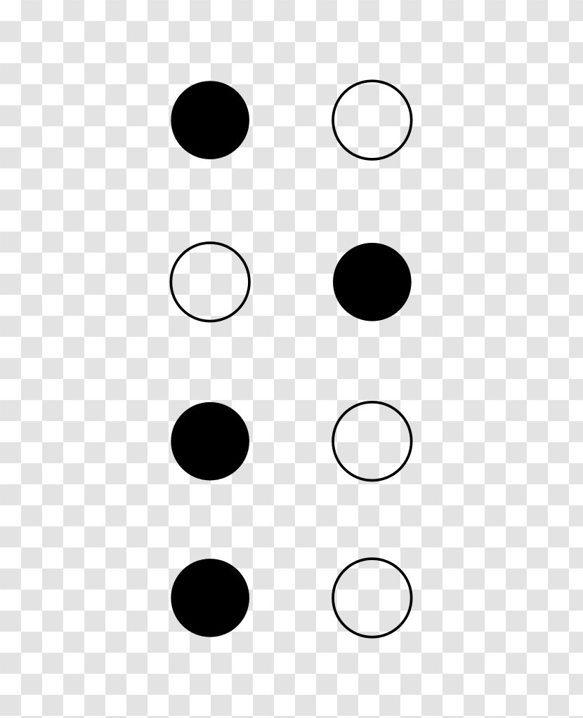 Circle White Point - Black Transparent PNG