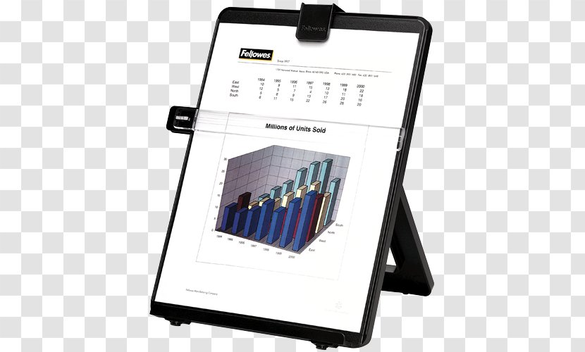 Paper Copyholder Fellowes Brands Document Desktop Computers - Office Transparent PNG