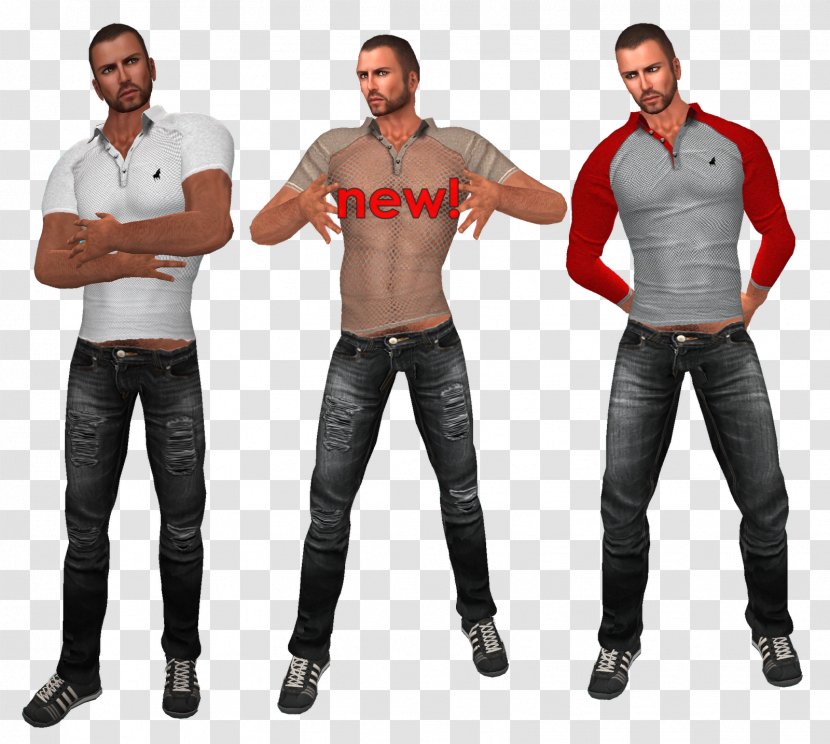 T-shirt Jeans Muscle - Sleeve Transparent PNG