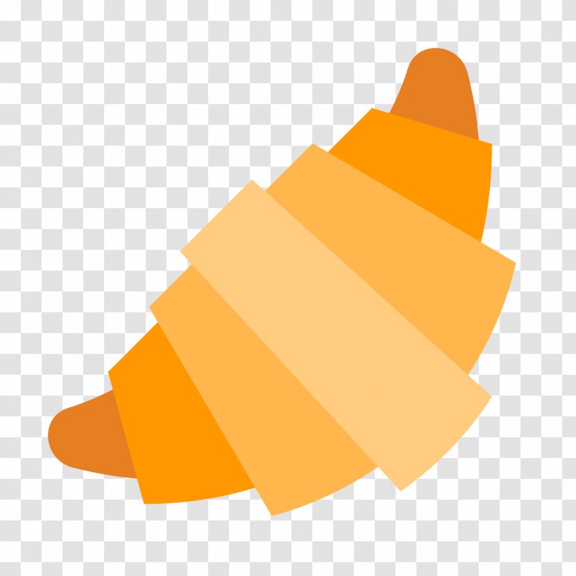 Croissant Bread - Orange Transparent PNG