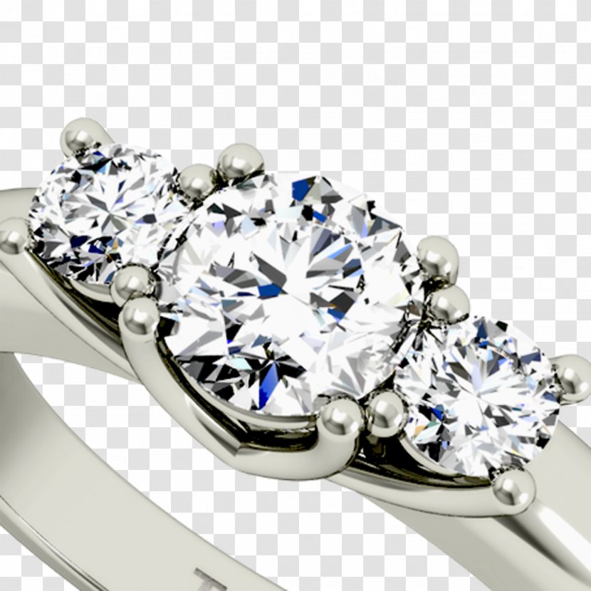 Wedding Ring Engagement Sapphire Diamond - Interlocking Rings Transparent PNG