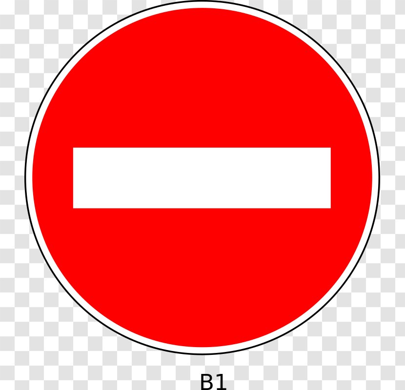 Prohibitory Traffic Sign - Light Transparent PNG
