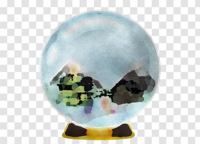 World Earth Ball Crystal Transparent PNG