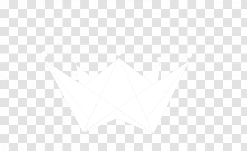 Black And White Point Angle Pattern - Vector Little Crown Transparent PNG