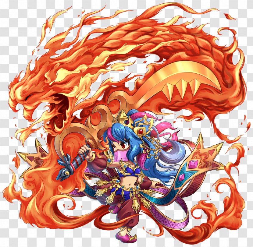 Brave Frontier Flame Fire Video Games Transparent PNG