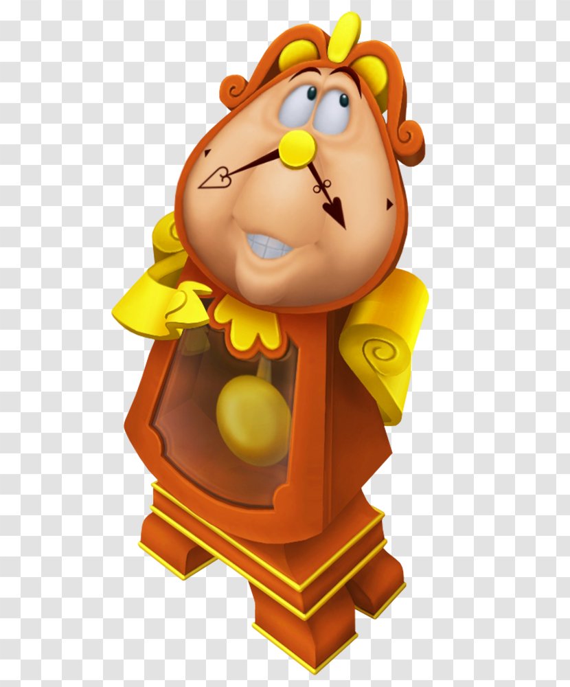 Kingdom Hearts II 358/2 Days χ Hearts: Chain Of Memories Cogsworth - Belle - Beauty And The Beast Cartoon Transparent Image Transparent PNG