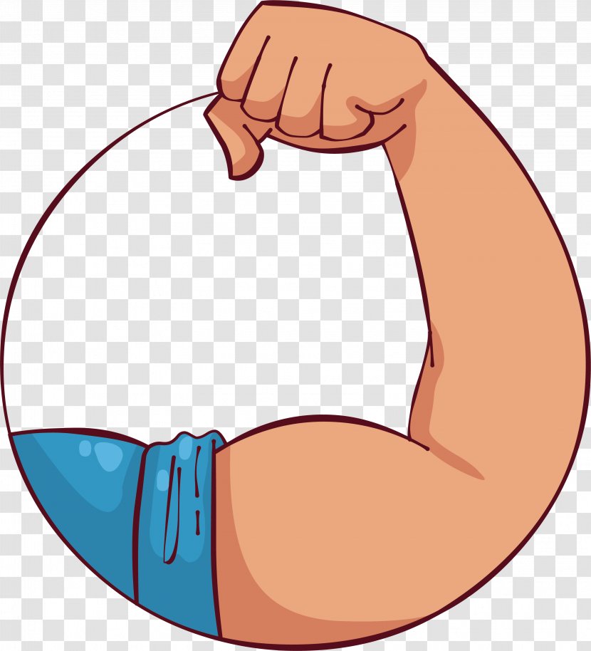 Clip Art Biceps Muscle Arm - Heart Transparent PNG