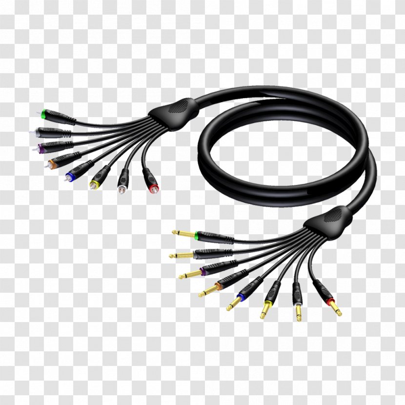 XLR Connector Audio Multicore Cable Electrical Analog Signal - Xlr Transparent PNG