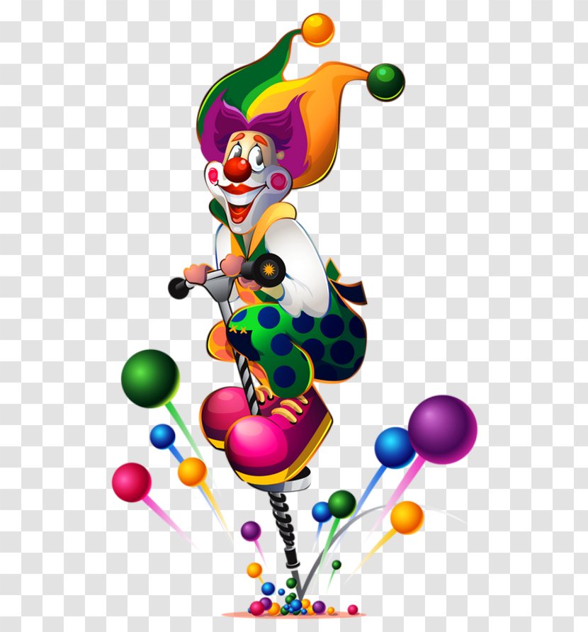 Birthday Cake Clown Happy To You Clip Art - Performing Arts - Clowns Transparent PNG