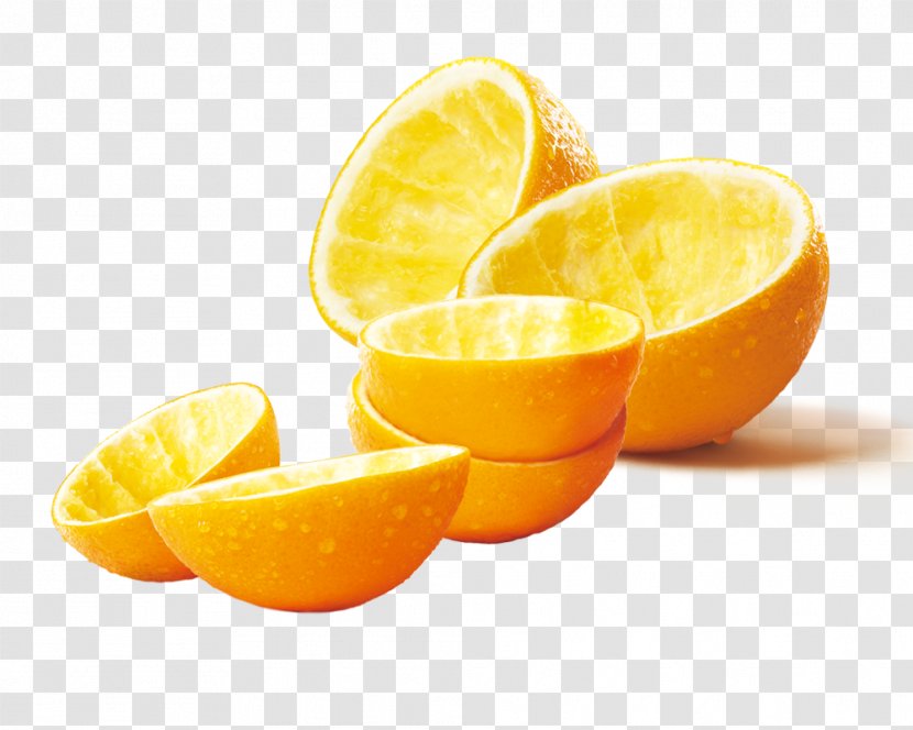 Orange Juice Lemon - Citrus - Hollowed Out Oranges Transparent PNG