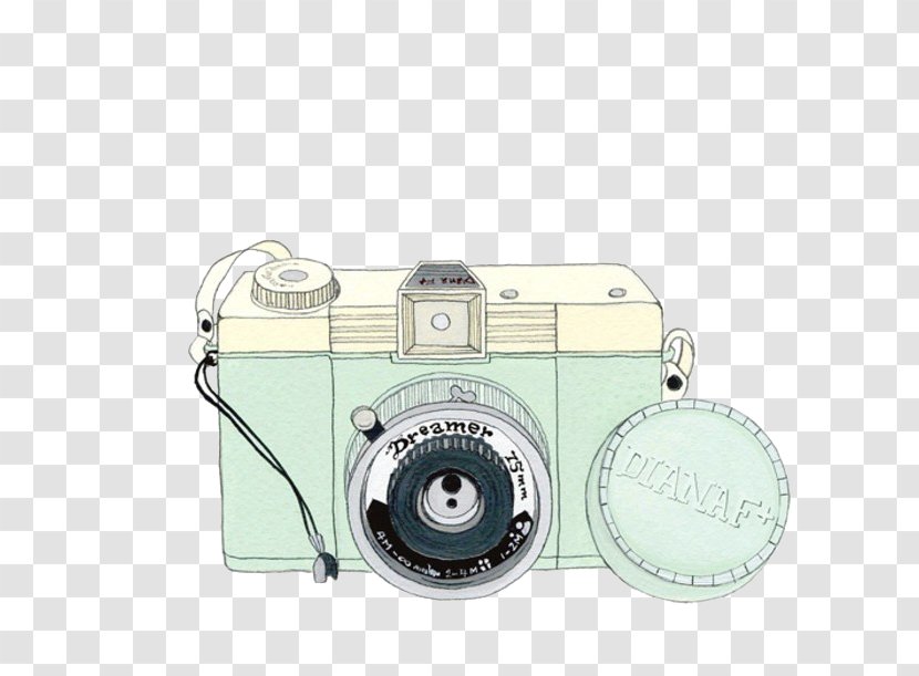 Camera Drawing Photography Vintage Clothing Illustration - Cameras Optics Transparent PNG