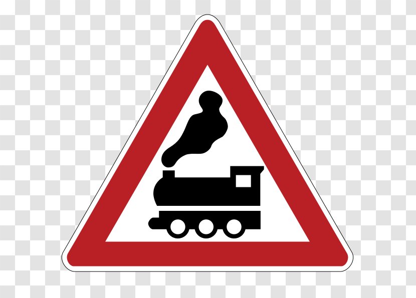 Rail Transport Traffic Sign Road Warning - Signal Transparent PNG