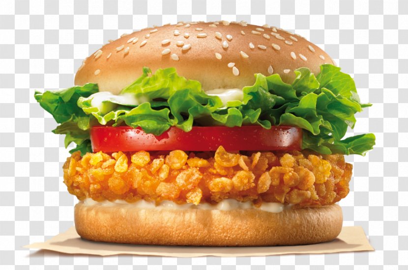 Hamburger Whopper Crispy Fried Chicken Burger King Grilled Sandwiches Cheeseburger - Food Transparent PNG