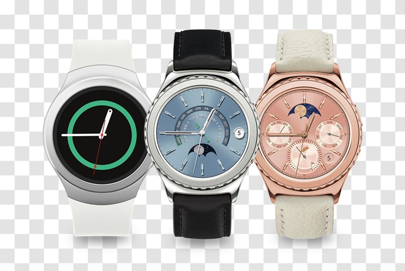 Samsung Gear S2 Galaxy ASUS ZenWatch 3 Gold Smartwatch - Watch Strap Transparent PNG