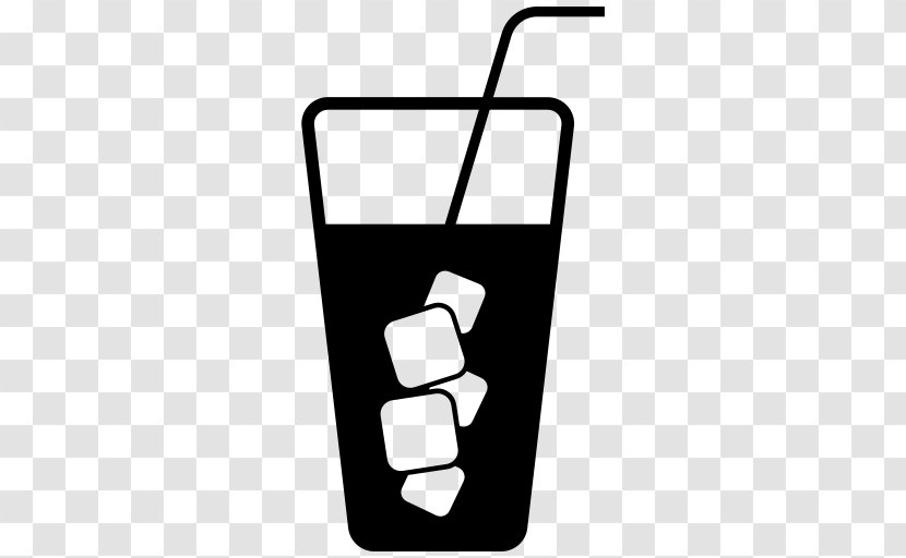 Fizzy Drinks Tequila Cocktail Tea - Black And White Transparent PNG