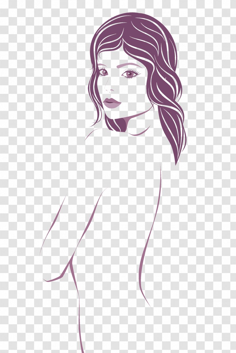 Woman Illustration - Tree - Painting Women Transparent PNG