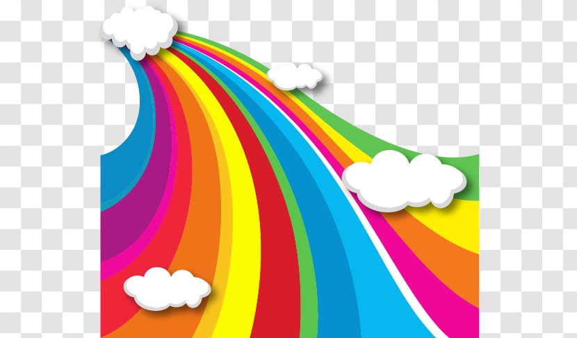 Rainbow Cloud Iridescence Euclidean Vector - Color Transparent PNG