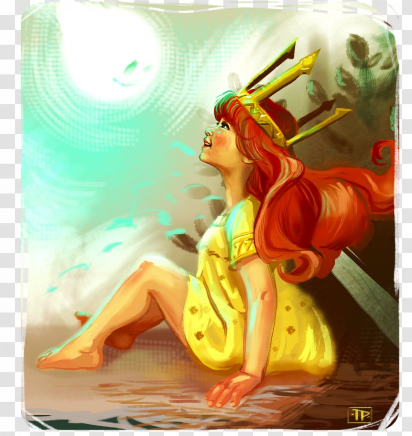 Child Of Light Digital Art Painting - Tree Transparent PNG