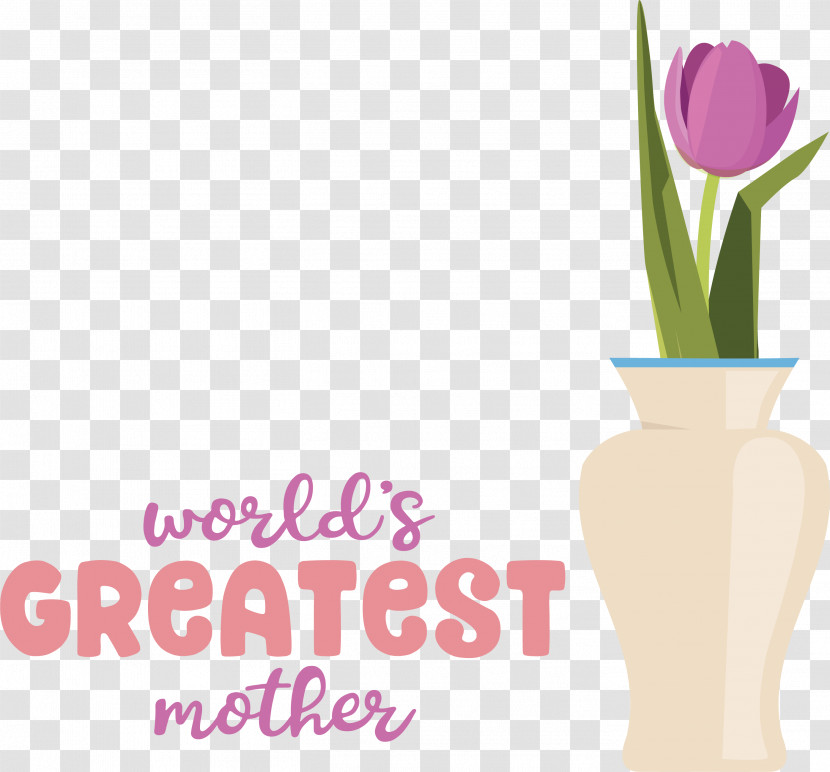 Flower Flowerpot Font Petal Lilac Transparent PNG