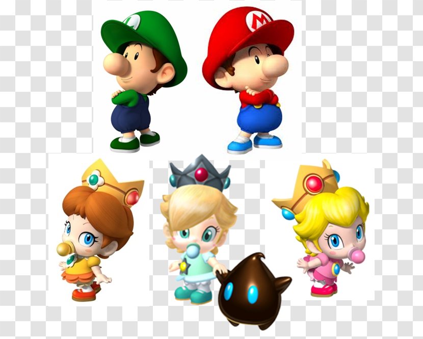 Mario Kart Wii Rosalina Princess Peach Daisy - Luigi - The Boss Baby Transparent PNG