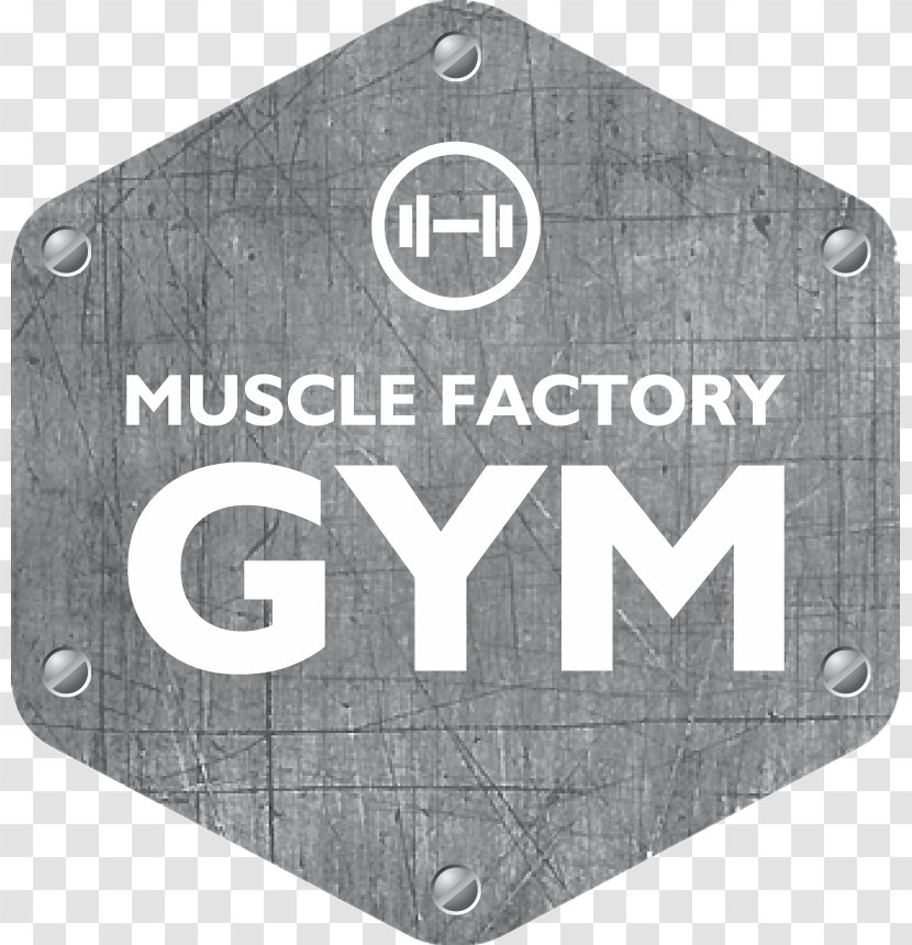 Muscle Factory Gym Fitness Centre Physical Exercise - Black And White - Logo Transparent PNG