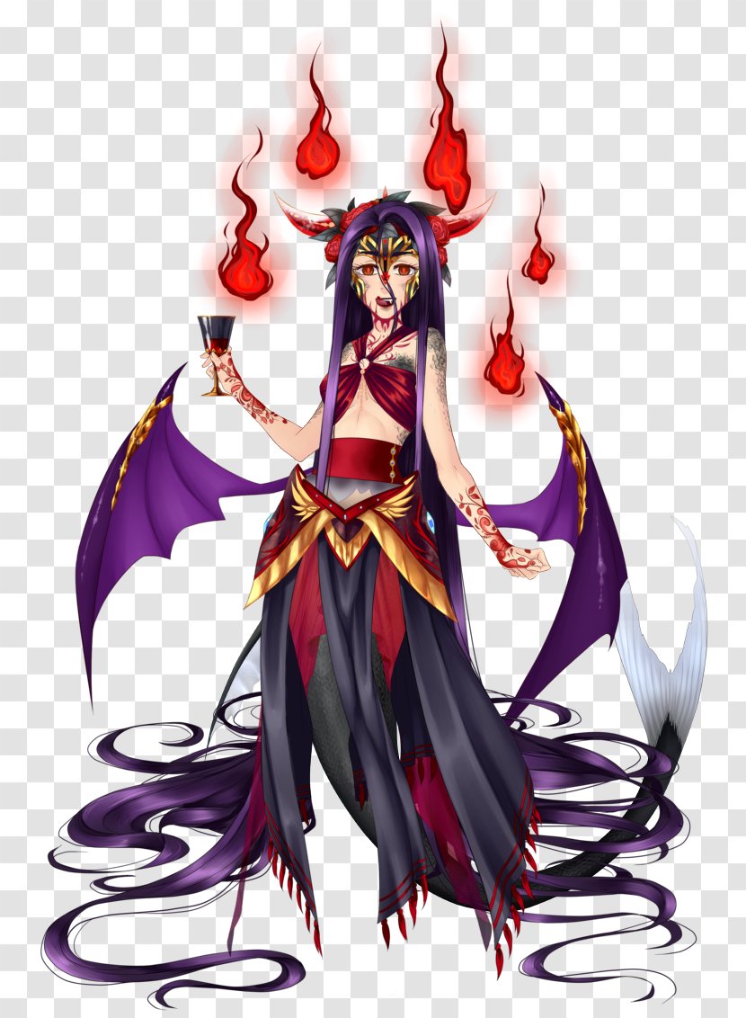 Drawing Clothing Demon - Watercolor - Mantella Transparent PNG