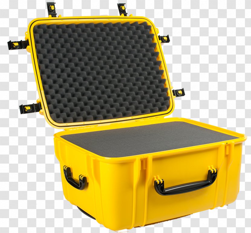 Suitcase Plastic Industry Yellow Seahorse Cases Mexico Maletas Estuches Cajas - Briefcase Transparent PNG