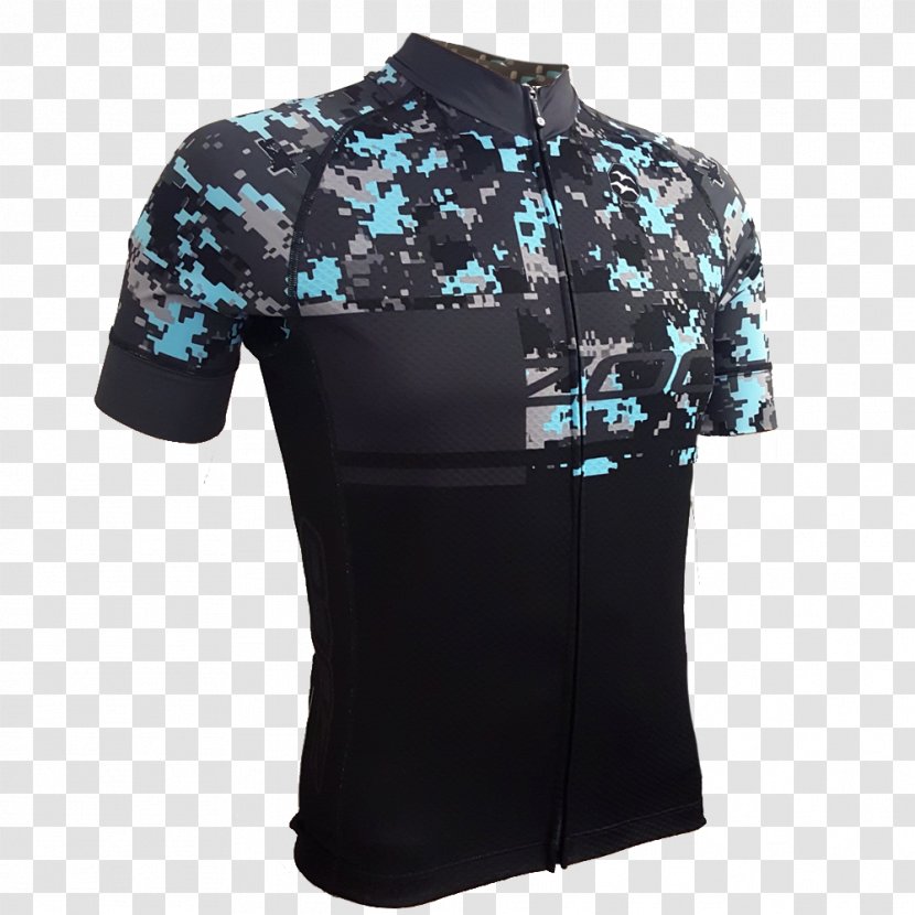 T-shirt Sleeve Cycling Jersey - Button Transparent PNG