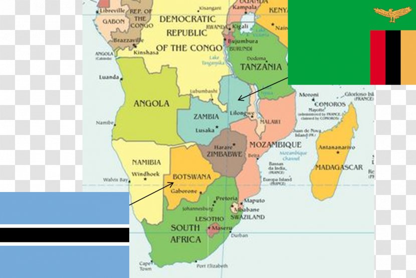 Central Africa Mapa Polityczna World Map Physische Karte Transparent PNG
