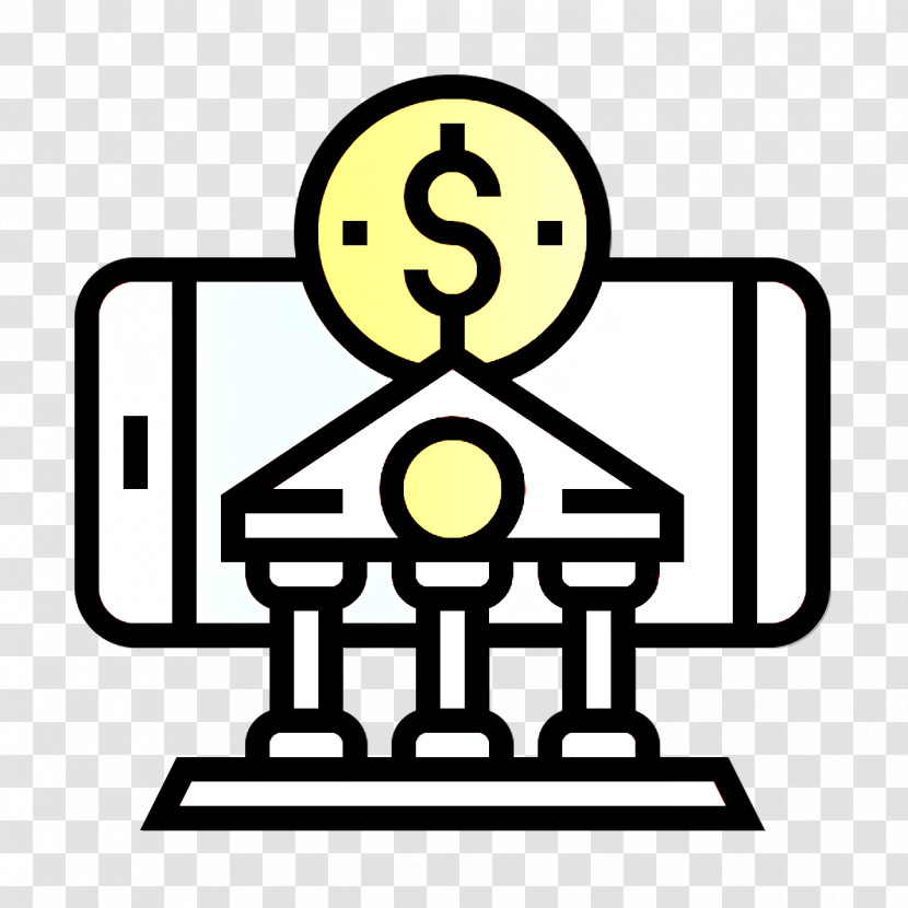 Bank Icon Financial Technology Icon Banking Icon Transparent PNG