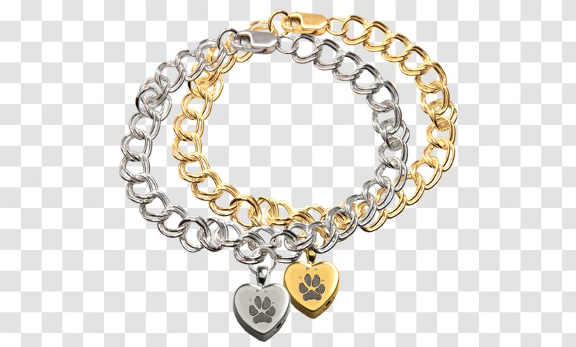 Charm Bracelet Jewellery Silver Necklace - Platinum Transparent PNG