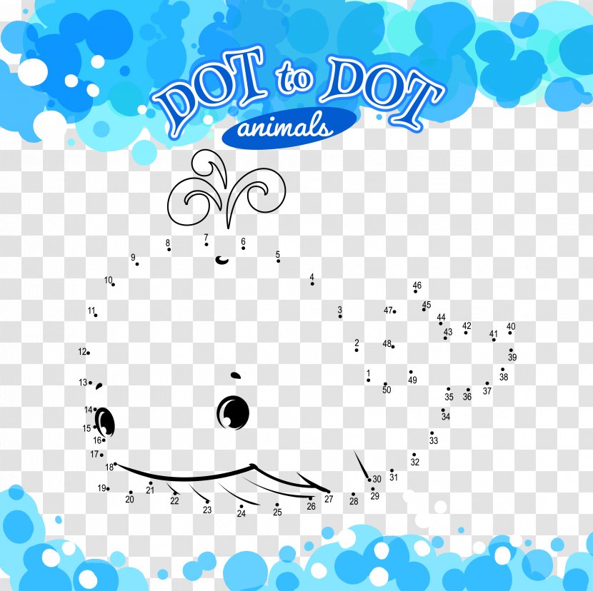 Cartoon Drawing - Material - Whale Transparent PNG