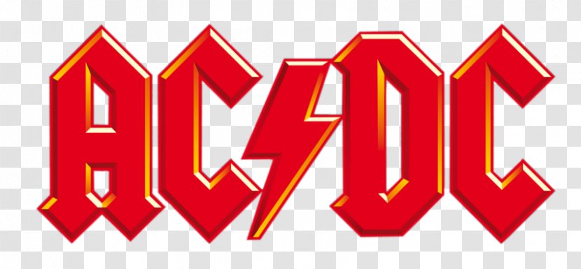 ACDC Lane AC/DC Logo Back In Black High Voltage - Cartoon Transparent PNG