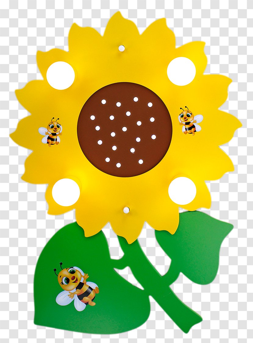 Common Sunflower Light Ceiling Yellow Nursery - Lightemitting Diode Transparent PNG