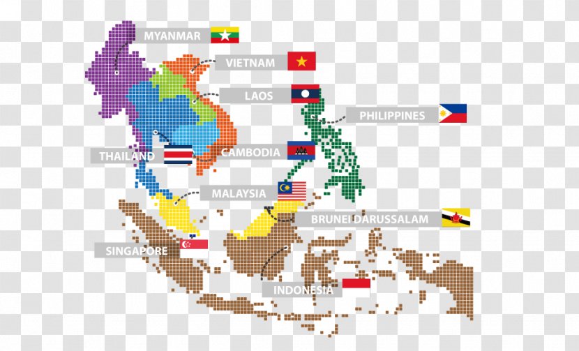 Association Of Southeast Asian Nations Vector Graphics Map Royalty-free - Play Transparent PNG