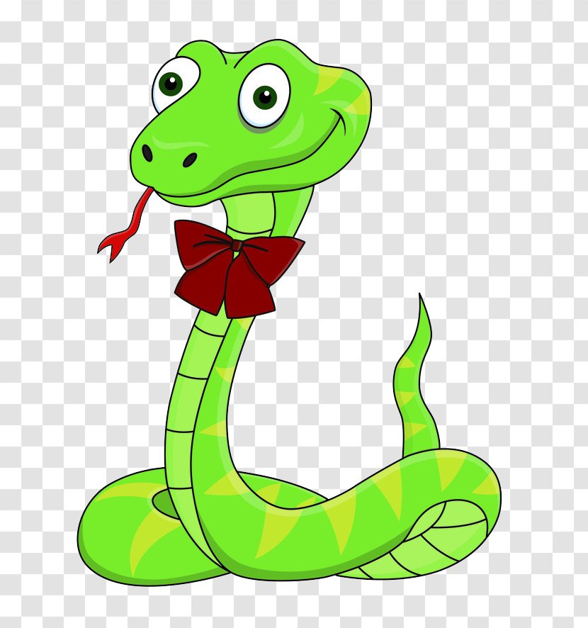 Snake Cartoon Clip Art - Free Content - Bow Tie Transparent PNG
