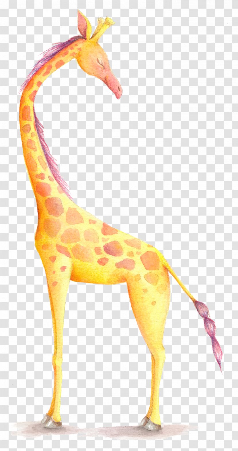 Baby Giraffes Wedding Invitation Greeting Card Shower - Zazzle - Cartoon Giraffe Transparent PNG
