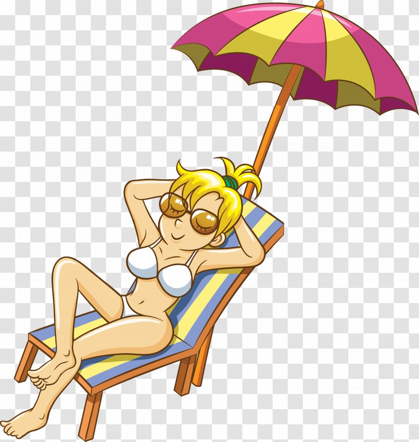 Laser-Studio Clip Art - Artwork - Beach Chair Transparent PNG