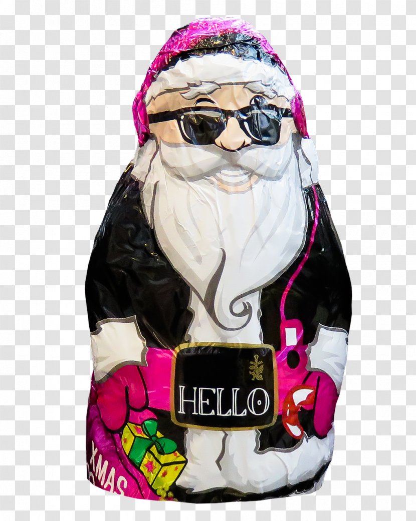 Santa Claus Christmas Beard - Painted White-bearded Wearing Sunglasses Transparent PNG