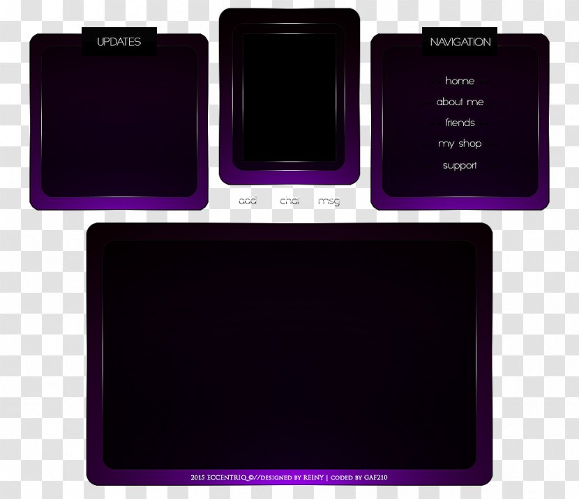 Avatar Page Layout Web IMVU Download - Template Generator Transparent PNG