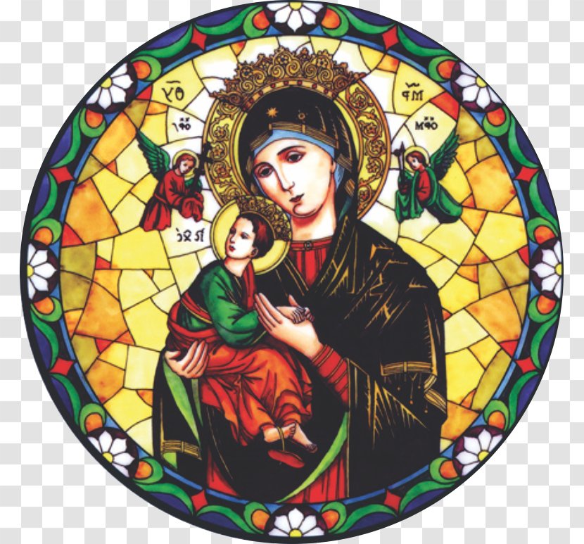 Immaculate Heart Of Mary Our Lady Perpetual Help Stained Glass Fátima Transparent PNG