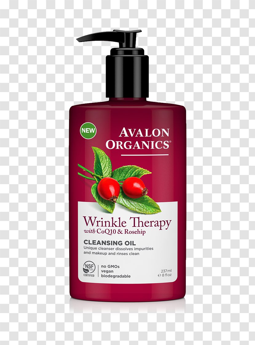 Wrinkle Coenzyme Q10 Serum Skin Care Toner - Avalon Organics Therapy Facial Transparent PNG