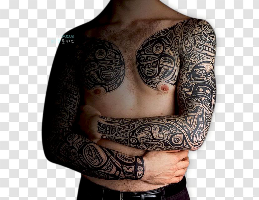 Sleeve Tattoo Artist Polynesia - Heart - Design Transparent PNG