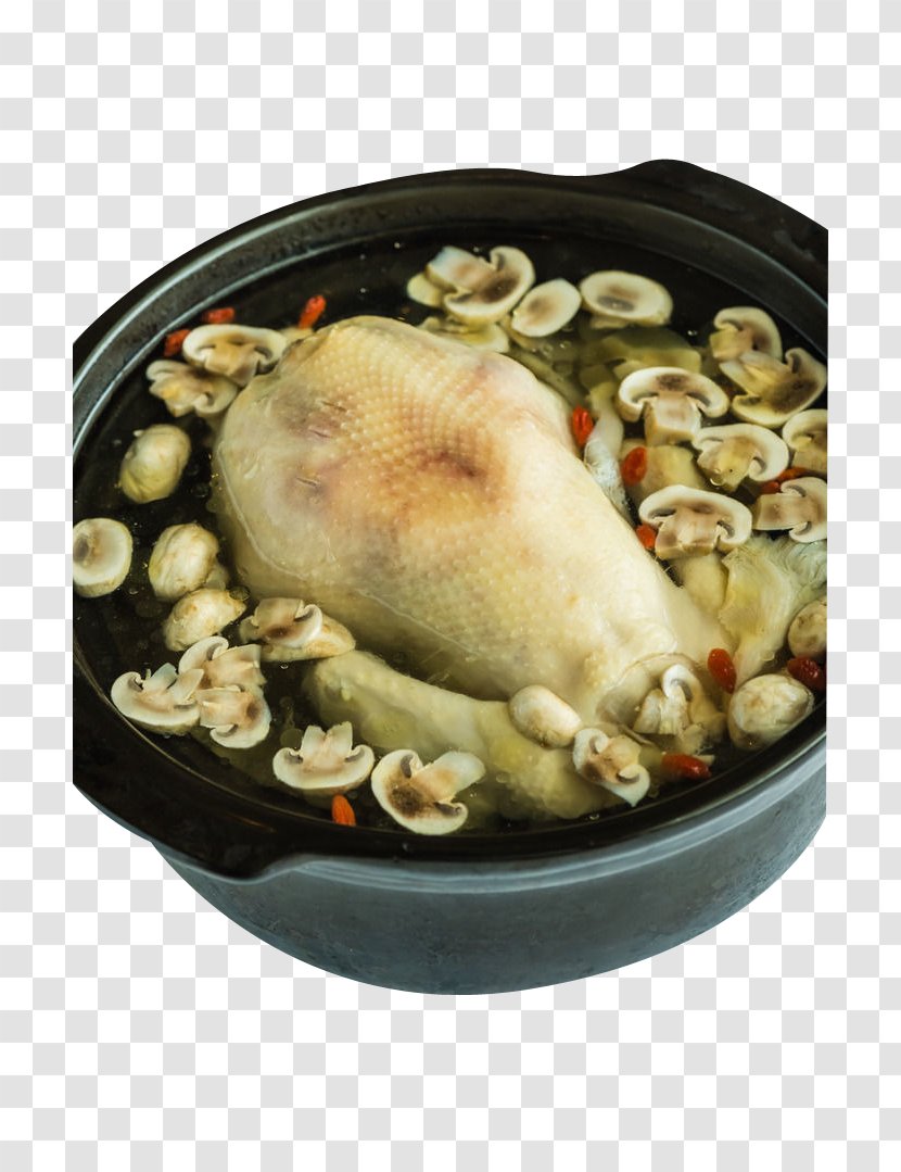 Dish Recipe Cuisine Animal Source Foods - Delicious Mushroom Chicken Soup Transparent PNG