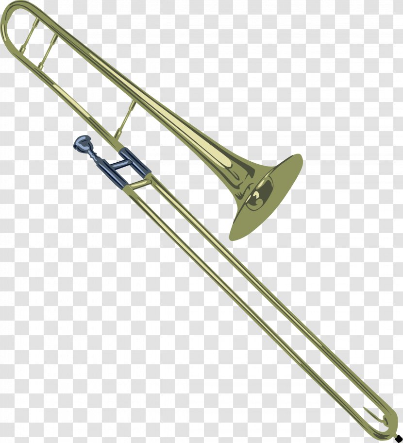 Trombone Clip Art - Brass Instrument Transparent PNG