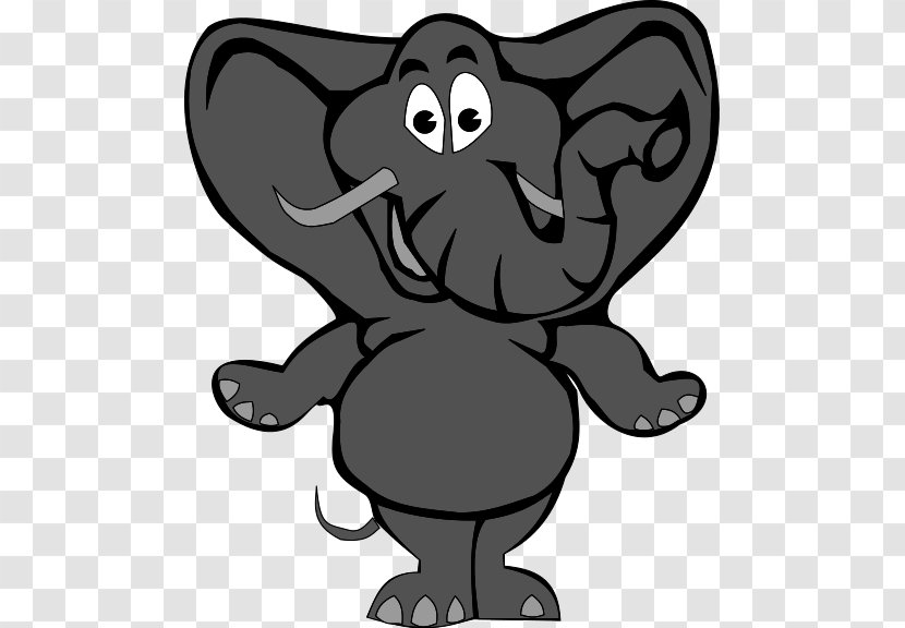 Elephant Clip Art - Carnivoran - Cartoon Transparent PNG